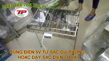 BẾP NƯỚNG THAN HOA TỰ XOAY GIÁ #780K