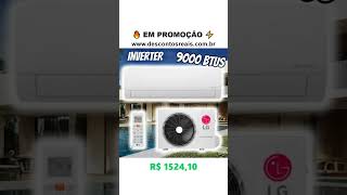 Ar-Condicionado Split Dual Inverter R-32 LG Compact 9.000 BTUs Frio 220V