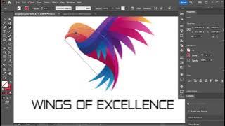 Wings Bird Logo Design NSDA Level 3 Job