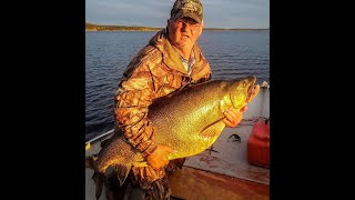 GIANT 72POUND LAKE TROUT CAUGHT!