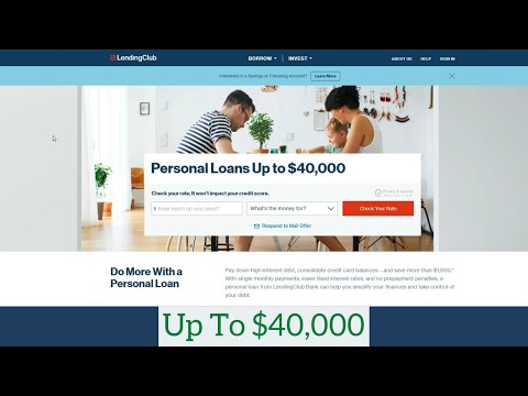 Lending Club Personal Loan Application (Up To $40,000)