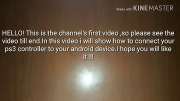 How to play games with ps3 controller/Dualshock 3 on android phone