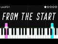 Laufey - From The Start | EASY Piano Tutorial