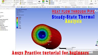 Steady State Thermal Ysis Of Pipes Ansys Workbench Ansys 2022 R1 Ansys For Beginners