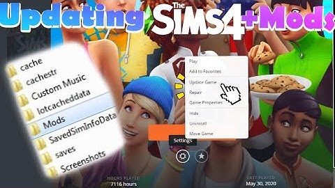 How to Update The Sims 4 (Patch Updates) and Protect, Manage, and Update Mods |  2020 (Origin)