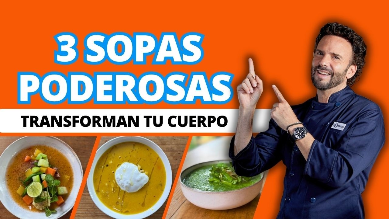 Cenas Saludables | Sopas que Desinflaman y Aceleran tu Metabolismo