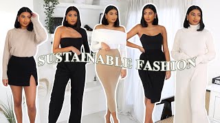 SUSTAINABLE TRY ON HAUL BRANDS YOU NEED TO KNOW AYM STUDIO NU-IN COCOON CLUB