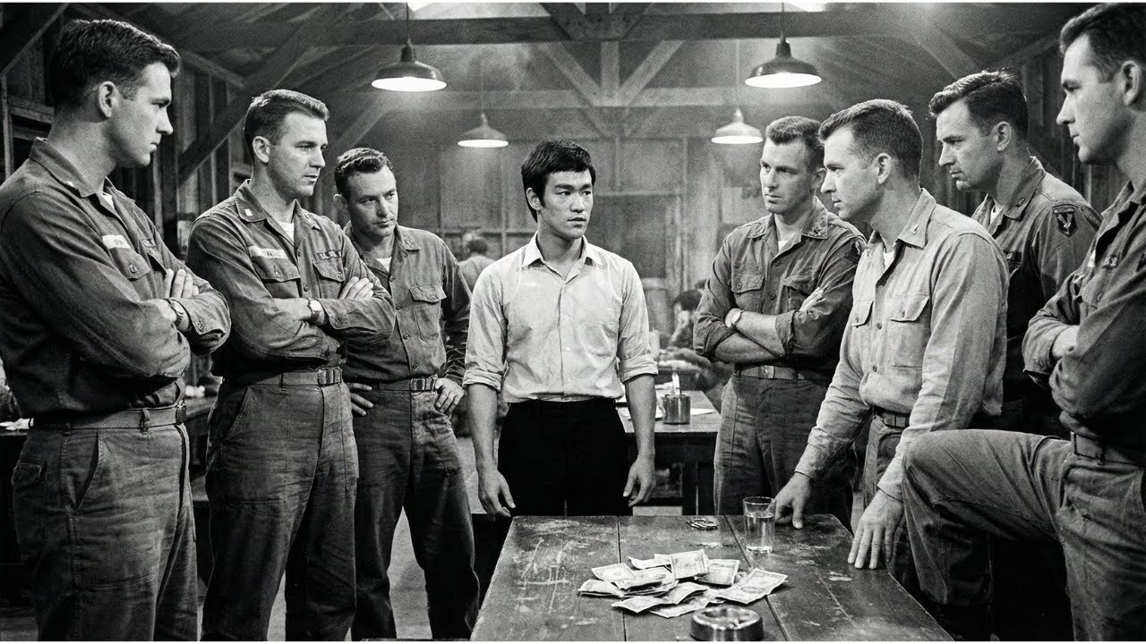 Брюс Ли спокойно выслушал «У тебя нет шансов» от 8 американских солдат — никто не смог его коснуться