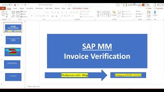 SAP MM-FI - Invoice Verification/Credit memo/Subsequent credit/Subsequent debit full explanation.