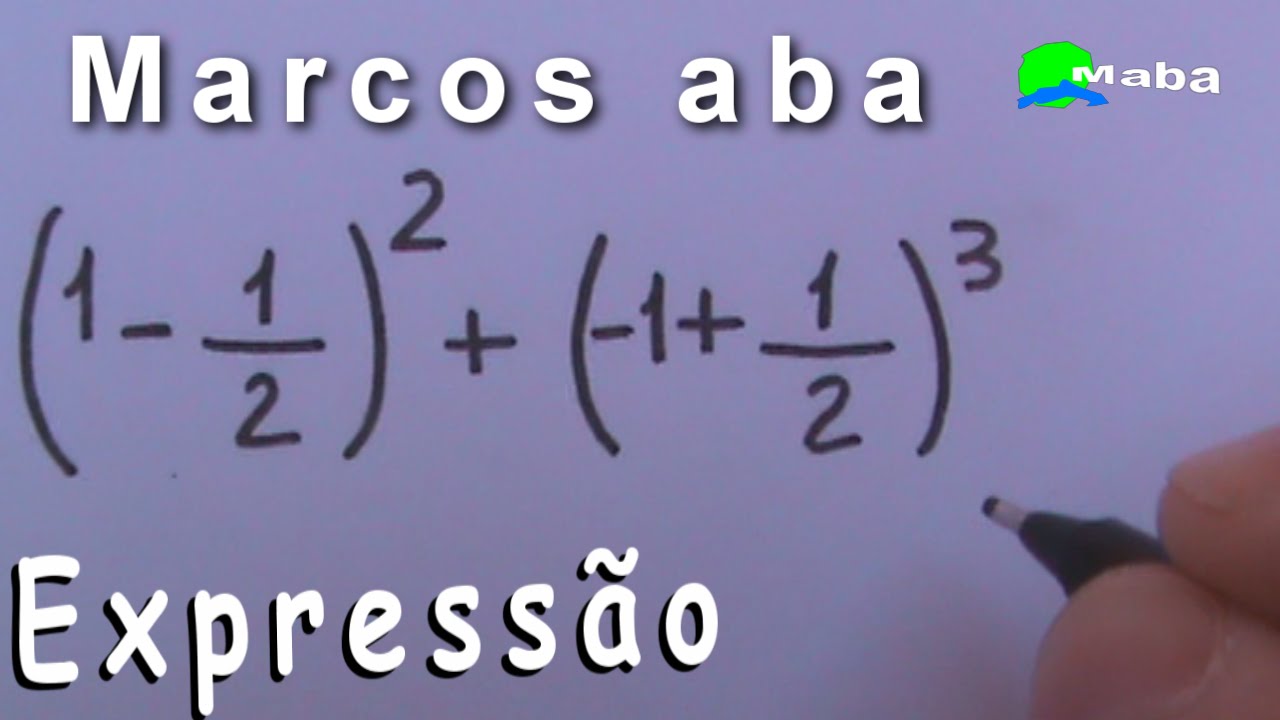 Expressão Numerica Com Fração E Expoente Negativo