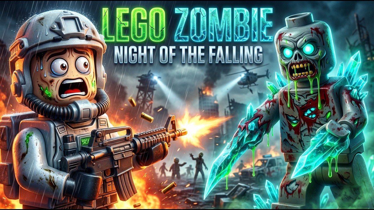 Zombie Rampage: Night of the Falling Stars EP 39 | LEGO Zombie 3D Animation