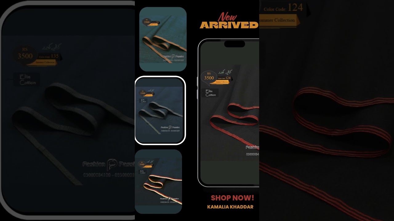 New Summer Elite Kamalia Khaddar – Lightweight & Elegant 