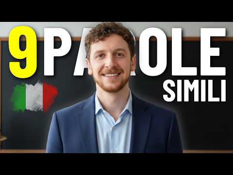 9 Coppie Di Parole Simili Ma Con Significato Diverso