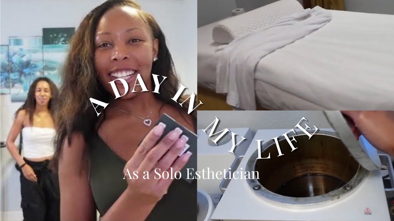 VLOG | A DAY IN THE LIFE OF A SOLO ESTHETICIAN + I FOUND MY AUDIENCE