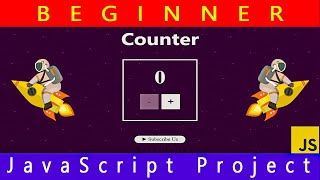 Create Counter 🔢( Increment and Decrement ) | Beginner JavaScript Project 🔥 Profile