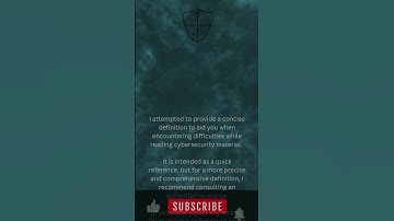 Common Vulnerability Scoring System, CVSS, Cybersecurity Mini Dictionary #shorts