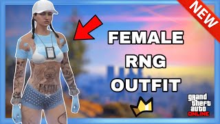 GTA 5 ONLINE - NEW FEMALE RNG BLUE OUTFIT CLOTHING GLITCH TUTORIAL,IAA BADE