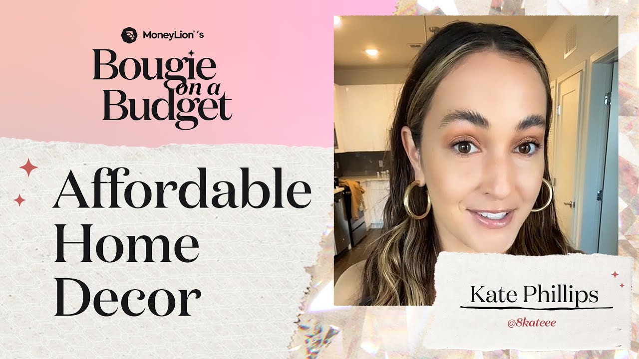Affordable Home Decor MoneyLion YouTube