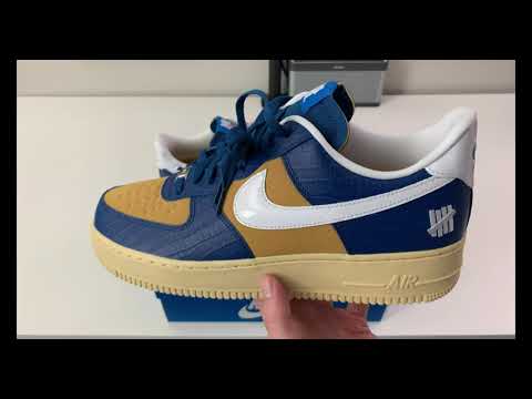 Undefeated Nike Air Force 1 Low SP 5 On It Blue Croc Review!