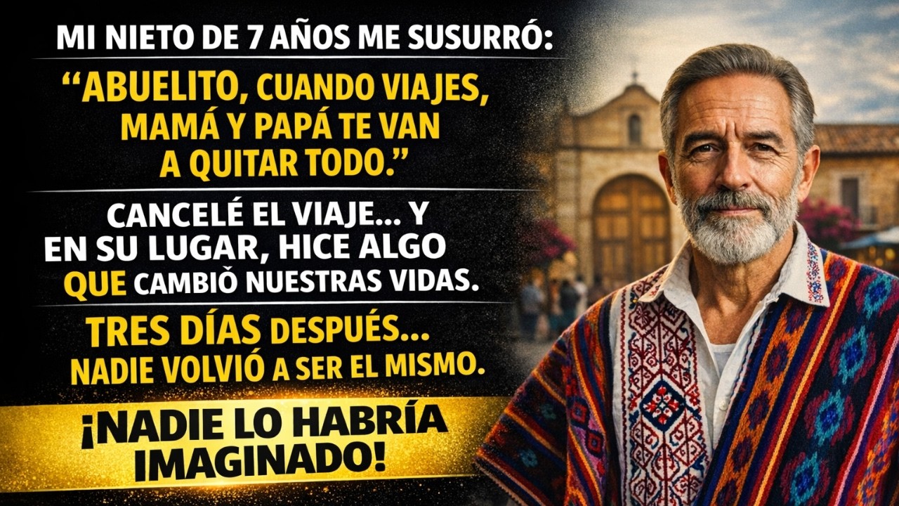 Mi nieto me advirtió JUSTO A TIEMPO… Cancelé el viaje y lo que hice después fue brutal