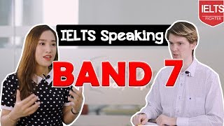 IELTS Speaking band 7+ |New Sample Test with subtitles |IELTS FIGHTER screenshot 1