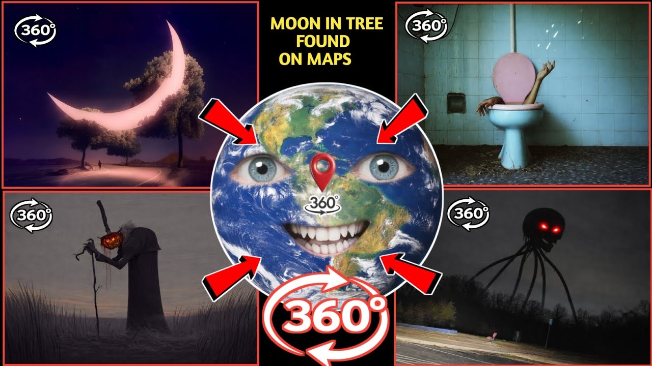 4 Mysterious Moon In Tree On Google Maps And Google Earth #earth # ...