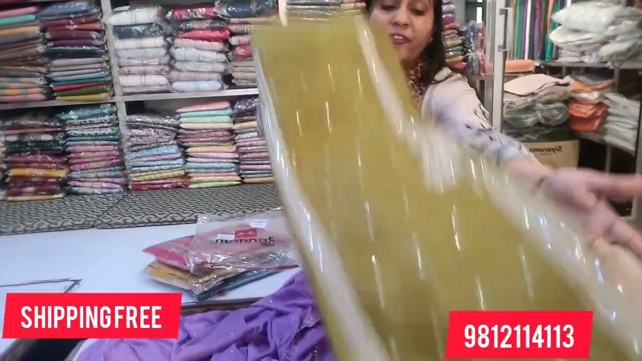 Sasta or badhiya 🤗 shimmer fabric 😍 new design 🥰 sirf 850/- mei shipping free 📞 9812114113
