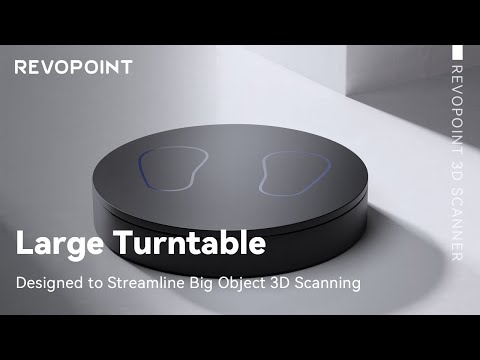 This Large Turntable is Streamlining 3D Scanning | Revopoint 3D Scanner