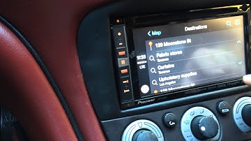 Maserati Spyder AVIC-6000NEX AppleCar Play  Full Integration iPhone 6 and Navigation