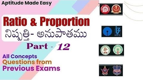 AP Mega DSC | RATIO & PROPORTIONS (నిష్పత్తి - అనుపాతం) in Telugu |Part 12| Arithmetic|@AM Tutorials