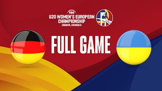 Germany v Ukraine | Full Basketball Game | FIBA U20 Women's European Championship 2023