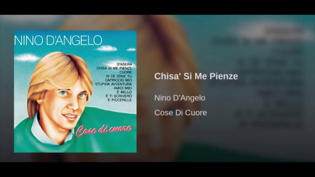 Nino D Angelo Che Si Pe Me