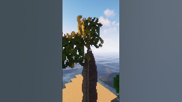 Realistic palm tree #minecraft #minecraftshorts #trending #shorts #tree #palm #tutorial #building