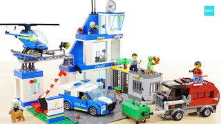 レゴ シティ ポリスステーション 警察署 60316 ／ LEGO City Police Station Speed Build & Review