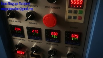 Ultrasonic heater gear box paper cup machine testing for Russia client