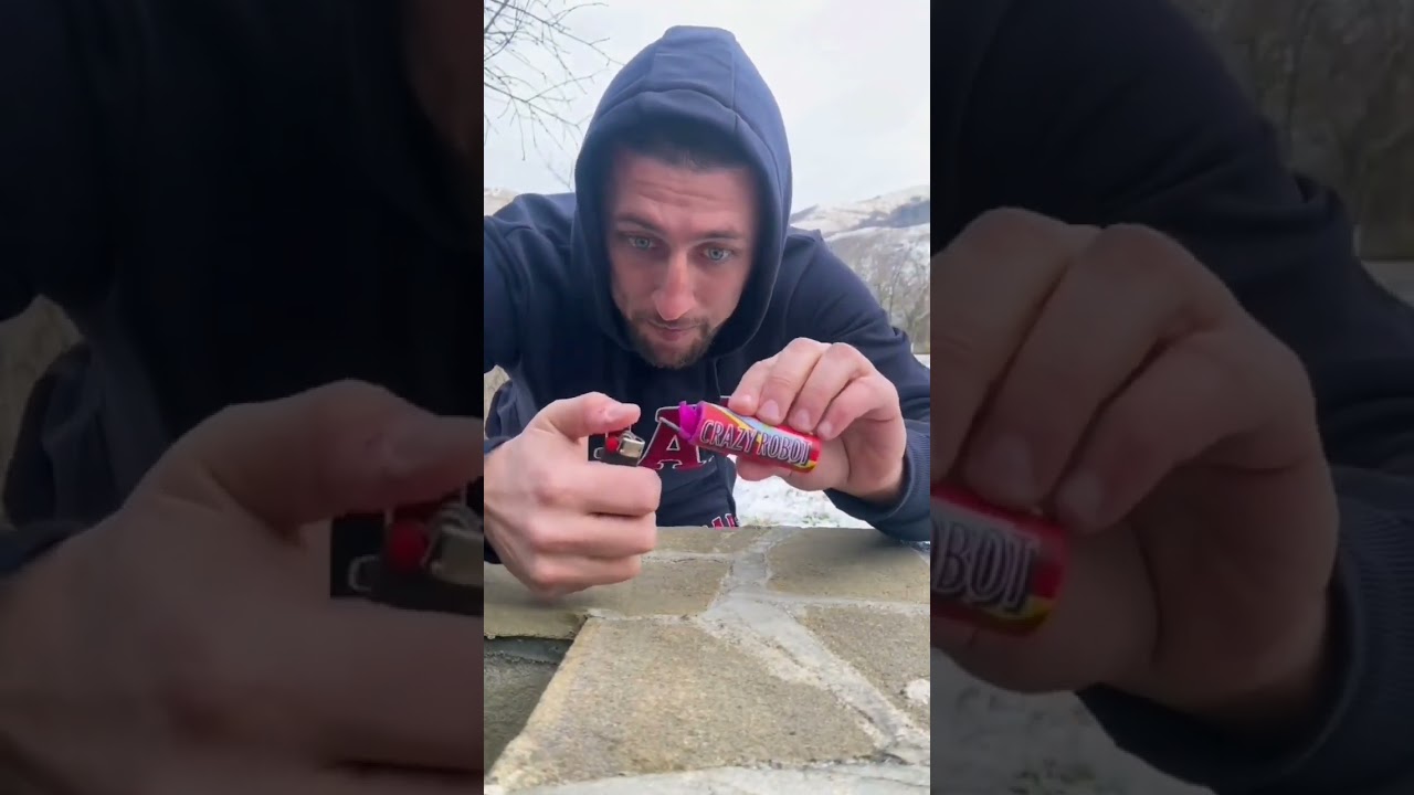 МОЩНАЯ ПЕТАРДА CRAZY ROBOT! Тест