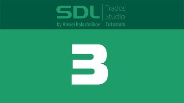 3 SDL Trados Studio: Creating a Project & a TM