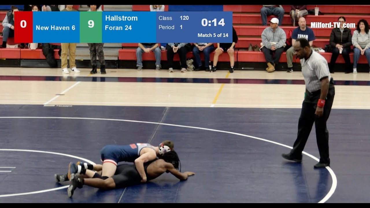 American Folk Ways High School Wrestling - Foran v New Haven Wrestling 2023