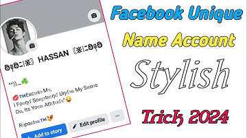 how to create unique name facebook account | without Update | 2024 unique name I