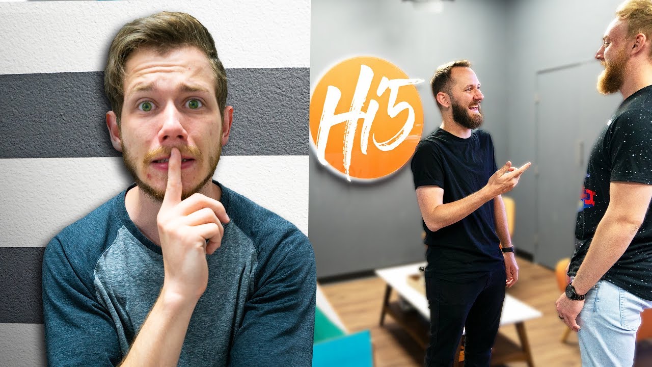 Sneaking Into Hi5 Studios OVERNIGHT!