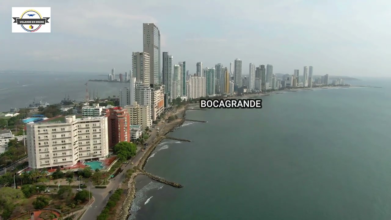 CARTAGENA -TORRES BOCAGRANDE  - EL LAGUITO - CASTILLOGRANDE -COLOMBIA