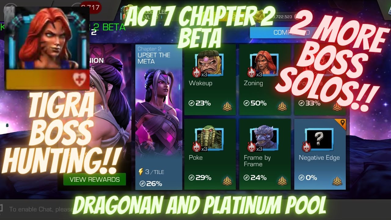 2 MORE BOSS SOLOS. Act 7 Chapter 2 Beta. TIGRA BOSS HUNTING VOLUME 2!!