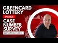 Dv lottery greencard  dv2025 case number survey
