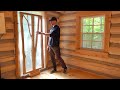 Building a Tree into the Cabin Door!  / Ep98 / Outsider Cabin Build