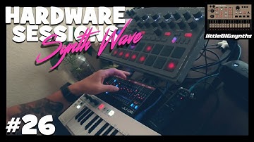 Hardware Sessions #26 | Synthwave jam ft. Roland JU-06, Electribe 2, and Arturia Keystep