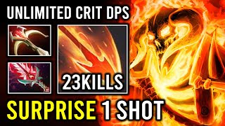 WTF Unlimited Crit Arrow Brutal Surprise 1 Shot Invisible Ganking Carry Clinkz Dota 2