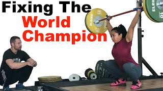 Fixing the World Champion Weightlifter (Mirabai Chanu)