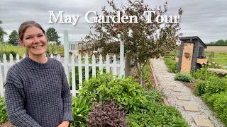 Come Tour My 2 & 5 year Old Cottage Gardens in Northern Indiana in Late May