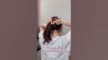 cách buộc tóc không cần dây thun như các tỷ tỷ hàn quốc
