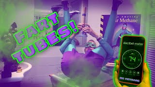 Fart Tubes ! Which Do You Think Was The Loudest ? - Mr Methane - Testing Chris Kings Fart Tubes.